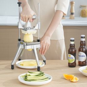 Commercial Vegetable Fruit Chopper 1/4' Blade Heavy Duty Professional Food Dicer Kattex French Fry Cutter Onion Slicer Stainless Steel For Tomato Pepp