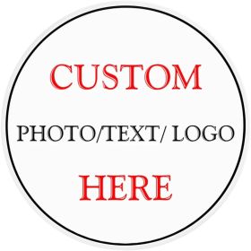CIFbuy Personalized Metal Decorative Sign - Custom Decorative Tin Sign With Logo Images And Text - Floor Sign For Houses - Round, Diameter 12 Inches -