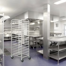 Bun Pan Rack, 20-Tier Commercial Bakery Racks With Brake Wheels, Aluminum Racking Trolley Storage For Half & Full Sheet, Speed Rack For Kitchen Home,