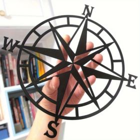 CIFbuy Metal Baked Paint Nautical Compass Rose Wall Art Vintage Navigation Decor - TikTok, Temu Pickup
