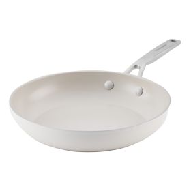 Hard-Anodized Ceramic Induction Skillet, 10-Inch, Porcelain White