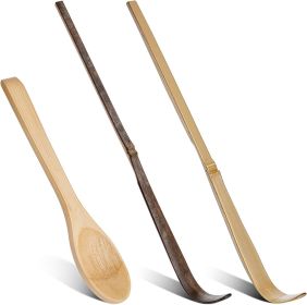 3 Pcs Bamboo Matcha Scoop, 7.1 Inch Tea Leaf Sticks Tea Whisk Scooping, Japanese Chashaku for Traditional Tea Ceremonies, Spices