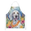 English Setter Luau Apron Cooking Kitchen Server Baking Crafts Gardening for Adult Women Men, Unisex, Large, Multicolor