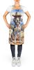 Bluetick Coonhound Cowboy Welcome Apron Cooking Kitchen Server Baking Crafts Gardening for Adult Women Men, Unisex, Large, Multicolor