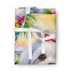 Maltese Luau Apron Cooking Kitchen Server Baking Crafts Gardening for Adult Women Men, Unisex, Large, Multicolor