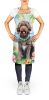 Wirehaired Pointing Griffon Luau Apron Cooking Kitchen Server Baking Crafts Gardening for Adult Women Men, Unisex, Large, Multicolor