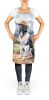 Borzoi Cowboy Welcome Apron Cooking Kitchen Server Baking Crafts Gardening for Adult Women Men, Unisex, Large, Multicolor