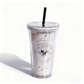 Ice Ceram Drinking Bottle-White 450ML