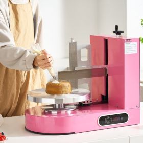 Cake Decorating Machine Cake Frosting Spreading For 6' To 14' Cake Pink (Option: Pink)