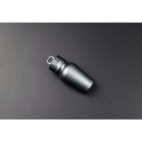 Outdoor medicine bottle Aluminum alloy survival pills full waterproof cans Sealed capsules (Option: Green grey)