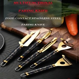 Professional Multi-Peeler Set - Vegetable/Fish/Corn Tool with Non-Slip Grip (Quantity: 5pc set)