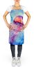 Jellyfish Apron Cooking Kitchen Server Baking Crafts Gardening for Adult Women Men, Unisex, Large, Multicolor